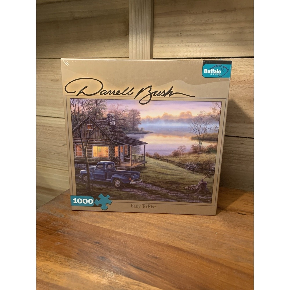 Buffalo Games Darrell Bush "Early to Rise" 1000 Pc Puzzle New Sealed 27" x 20"